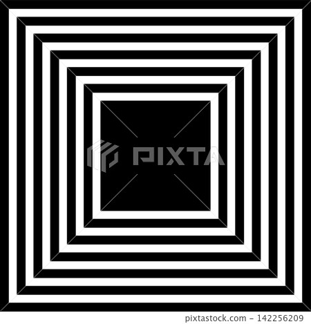 Square shape dynamic blend. Futuristic technology element Square shape dynamic blend. Futuristic technology element 142256209