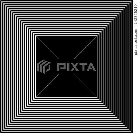 Square shape dynamic blend. Futuristic technology element Square shape dynamic blend. Futuristic technology element 142256210