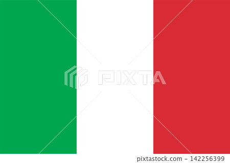 Official Italy national flag in original proportions. Italian tricolor background. Vector illustration Official Italy national flag in original proportions. Italian tricolor background. Vector illustration 142256399