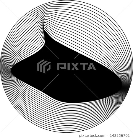 Circle frame emblem blend line for badges, banner, tag, logo Circle frame emblem blend line for badges, banner, tag, logo 142256701
