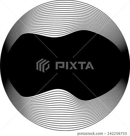 Circle frame emblem blend line for badges, banner, tag, logo Circle frame emblem blend line for badges, banner, tag, logo 142256733