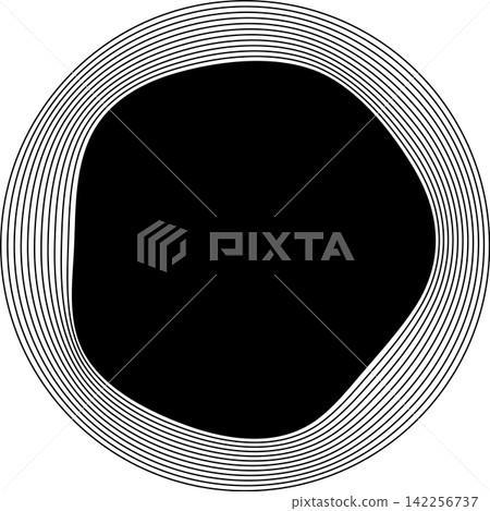 Circle frame emblem blend line for badges, banner, tag, logo Circle frame emblem blend line for badges, banner, tag, logo 142256737