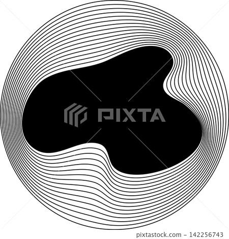 Circle frame emblem blend line for badges, banner, tag, logo Circle frame emblem blend line for badges, banner, tag, logo 142256743