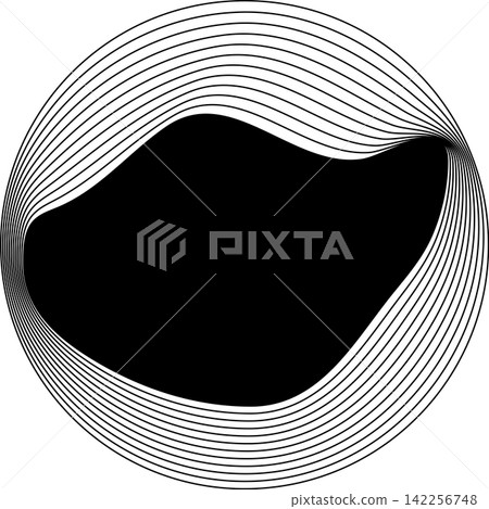 Circle frame emblem blend line for badges, banner, tag, logo Circle frame emblem blend line for badges, banner, tag, logo 142256748