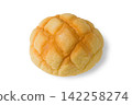 A plump and delicious-looking melon bread 142258274
