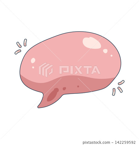 Illustration of speech bubble Illustration of speech bubble 142259592
