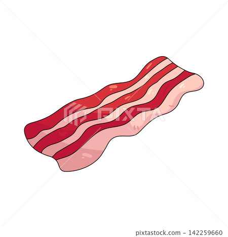 Illustration of bacon Illustration of bacon 142259660