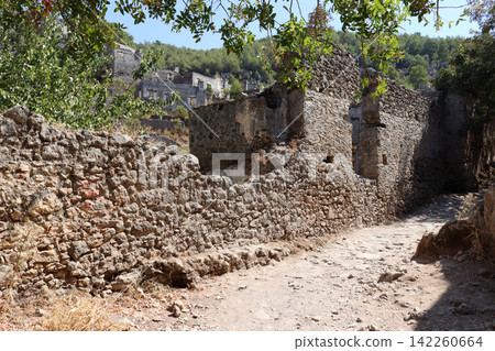 Abandoned village in Turkey. Fethiye Kayakoy Abandoned village in Turkey. Fethiye Kayakoy 142260664