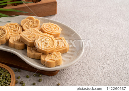 中秋節 月餅 綠豆糕 下午茶 mung bean cake mooncake げっぺい 142260687