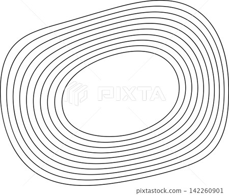 Abstract liquid geometric shapes. Graphic elements Abstract liquid geometric shapes. Graphic elements 142260901