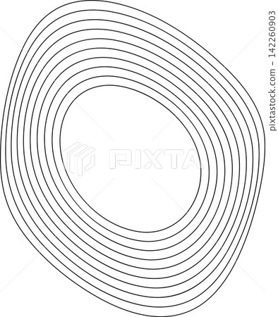 Abstract liquid geometric shapes. Graphic elements Abstract liquid geometric shapes. Graphic elements 142260903