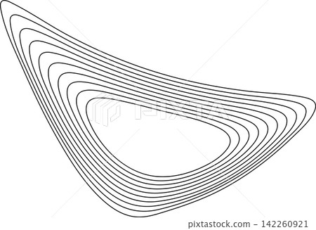 Abstract liquid geometric shapes. Graphic elements Abstract liquid geometric shapes. Graphic elements 142260921