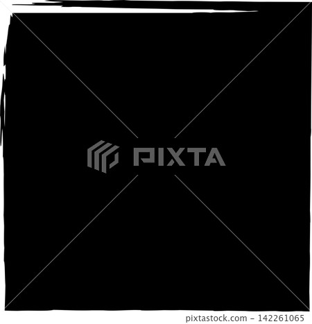 Set of grunge square template. Design element 142261065