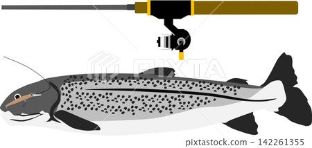 Fishing illustration Fishing illustration 142261355