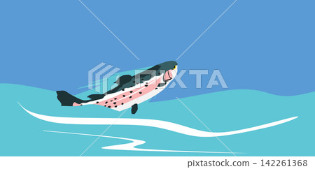 Fishing illustration Fishing illustration 142261368
