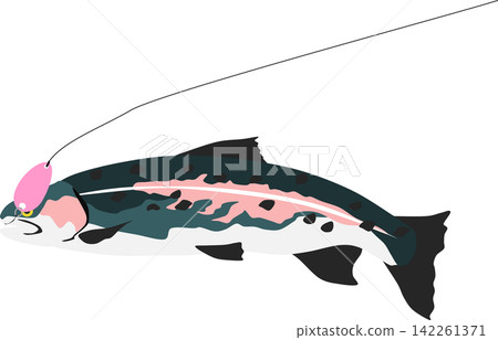 釣魚的插圖 142261371