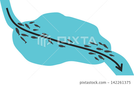 Fishing illustration Fishing illustration 142261375