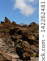 Mount Teide in Tenerife. Lava on the mountainside 142262481