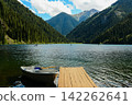 Kolsai lakes Almaty, Kazakhstan, beautiful landscape 142262641