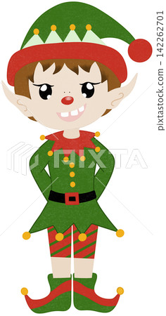 christmas elf character christmas elf character 142262701