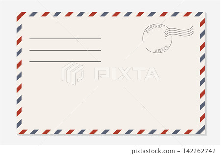 Vintage and modern postcard blank template. Vintage and modern postcard blank template. 142262742