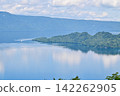 Towada lake seen from the shipping pass 142262905