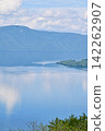 Towada lake seen from the shipping pass 142262907