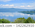 Towada lake seen from the shipping pass 142262910