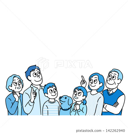 3代家庭插畫素材 3代家庭插畫素材 142262940
