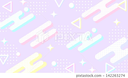 Pastel purple Memphis pattern background Pastel purple Memphis pattern background 142263274