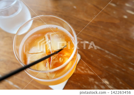 cold iced tea cold iced tea 142263456