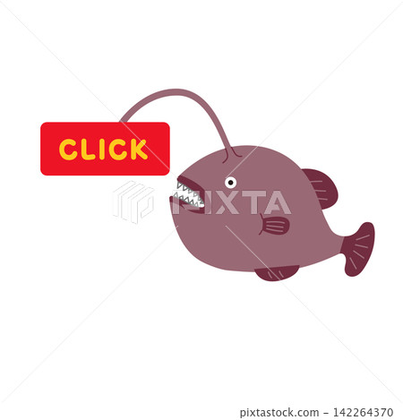 點擊按鈕,可以看到代表深色圖案但沒有輪廓的鮟鱇魚。 點擊按鈕,可以看到代表深色圖案但沒有輪廓的鮟鱇魚。 142264370
