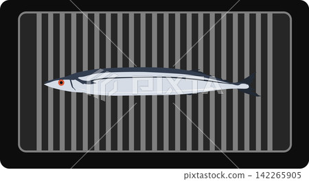Illustration of salt-grilled swordfish Illustration of salt-grilled swordfish 142265905
