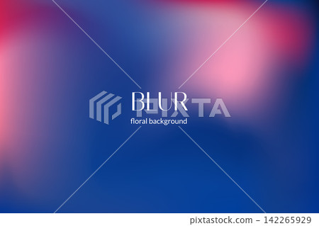 Pink blurred spots as floral shadow on blue windy background. Abstract ethereal florals backdrop. Vector botanical gradation template for presentation. Soft smooth botanical dreamy bg Pink blurred spots as floral shadow on blue windy background. Abstract ethereal florals backdrop. Vector botanical gradation template for presentation. Soft smooth botanical dreamy bg 142265929