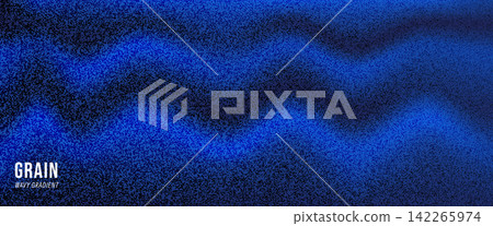 Smooth wavy grain gradient with navy and deep blue ripples for poster. Soft wavy bands and gentle grain texture drift over a dark night sky. Vector gradation backdrop with elegant flowing look Smooth wavy grain gradient with navy and deep blue ripples for poster. Soft wavy bands and gentle grain texture drift over a dark night sky. Vector gradation backdrop with elegant flowing look 142265974