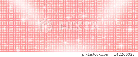 Disco rose glitter mosaic with shiny sequin fabric and glimmer pink background. Pink gold paper pattern for glam party design and flare bokeh effect texture. Disco ball mirror for luxury product bg Disco rose glitter mosaic with shiny sequin fabric and glimmer pink background. Pink gold paper pattern for glam party design and flare bokeh effect texture. Disco ball mirror for luxury product bg 142266023