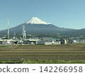 Mount Yotei as seen from the Shinkansen in spring 142266958