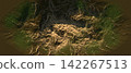 3D illustration of nature and environment 142267513