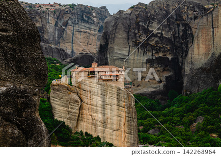 Great Monastery of Varlaam on the high rock in Meteora, Thessaly, Greece Great Monastery of Varlaam on the high rock in Meteora, Thessaly, Greece 142268964