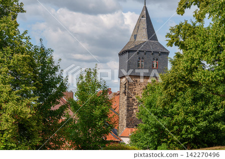 the old city of Hildesheim in germany the old city of Hildesheim in germany 142270496