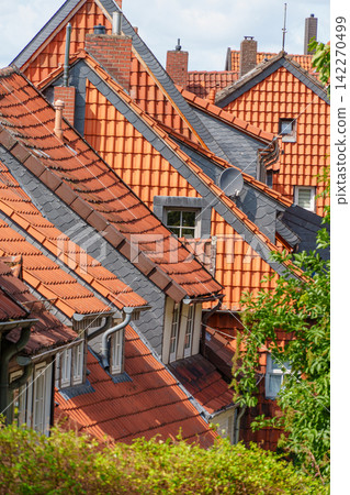 the old city of Hildesheim in germany the old city of Hildesheim in germany 142270499