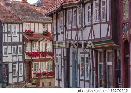 the old city of Hildesheim in germany the old city of Hildesheim in germany 142270502