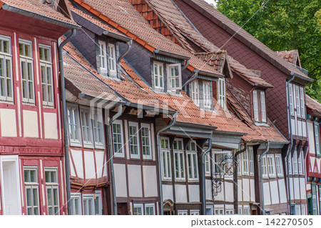the old city of Hildesheim in germany the old city of Hildesheim in germany 142270505