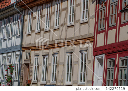 the old city of Hildesheim in germany the old city of Hildesheim in germany 142270519