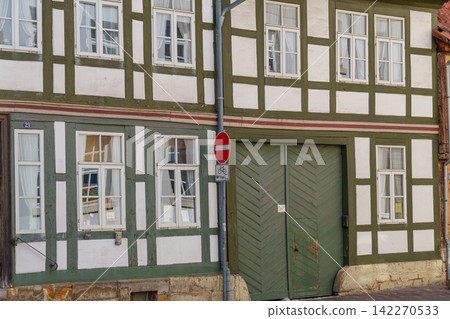 the old city of Hildesheim in germany the old city of Hildesheim in germany 142270533