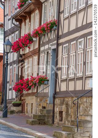 the old city of Hildesheim in germany the old city of Hildesheim in germany 142270539