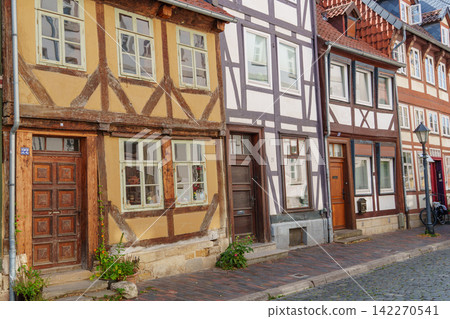 the old city of Hildesheim in germany 142270541