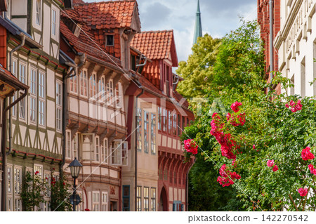 the old city of Hildesheim in germany the old city of Hildesheim in germany 142270542
