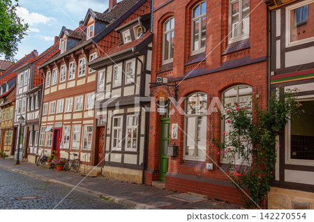 the old city of Hildesheim in germany 142270554