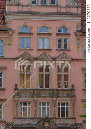the old city of Hildesheim in germany 142270583